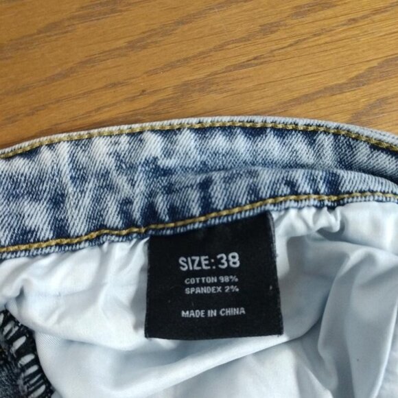 Mens Jeans Classic Collection Denim Biker Jeans Size 38 With Zip & Pocket Acc - Picture 5 of 6